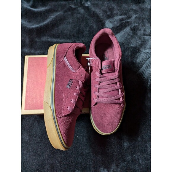 Vans Seldan Suede Port Wine/Gum Mens Shoes VN0A4TZEK10 Maroon Size 8.5 - Picture 5 of 11